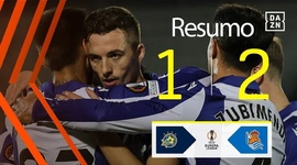 Liga Europa: Maccabi Tel Aviv 1 - 2 Real Sociedad (2024-2025)