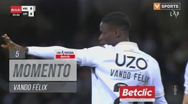 Liga Portugal Betclic: V. Guimarães vs Casa Pia, Jogada Vando Félix, 5' (2024-2025)