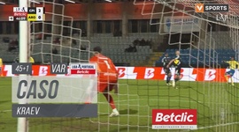 Liga Portugal Betclic: Casa Pia vs Arouca, Caso Kraev (VAR), 46' (2024-2025)