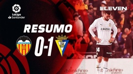 La Liga: Valência 0 - 1 Cádiz (2022-2023)