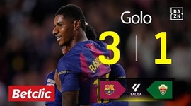 La Liga: Barcelona vs Elche, Golo 3-1 Rashford (2025-2026)