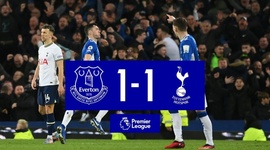 Premier League: Everton 1 - 1 Tottenham (2022-2023)