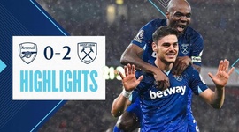 Premier League: Arsenal 0 - 2 West Ham (2023-2024)