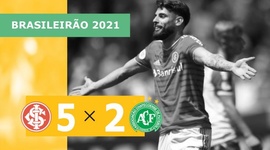 Brasileirão: Internacional 5 - 2 Chapecoense (2021)