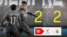 La Liga: Rayo Vallecano vs Real Madrid, Golo 2-2 Bellingham (2024-2025)