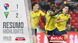 Liga Portugal Betclic: Gil Vicente 1 - 2 Estoril (2024-2025)