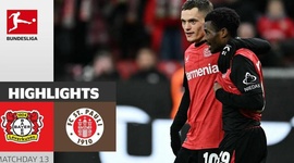 Bundesliga: Leverkusen 2 - 1 FC St. Pauli (2024-2025)