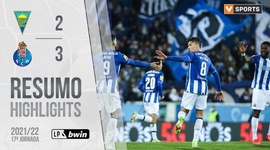 Liga Portugal Bwin: Estoril 2 - 3 FC Porto (2021-2022)