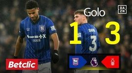 Premier League: Ipswich Town vs Nottingham Forest, Golo 1-3 Cajuste (2024-2025)