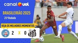 Brasileirão: Bahia 2 - 0 Santos (2025)