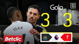 Premier League: Newcastle vs Liverpool, Golo 3-3 Schär (2024-2025)