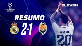 Liga Campeões: Real Madrid 2 - 1 Shakhtar (2022-2023)