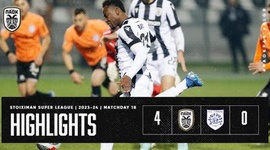 Super League: PAOK 4 - 0 PAS Giannina (2023-2024)