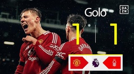 Premier League: Man Utd vs Nottingham Forest, Golo 1-1 Højlund (2024-2025)