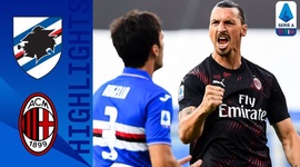 Serie A: Sampdoria 1 - 4 Milan (2019-2020)