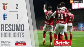 Liga Portugal Betclic: Sp. Braga 2 - 1 Vizela (2023-2024)