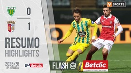 Liga Portugal Betclic: Tondela 0 - 1 Sp. Braga (2025-2026)
