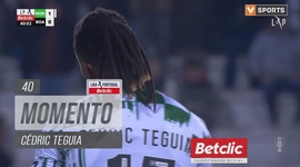 Liga Portugal Betclic: Moreirense vs Boavista, Jogada Cédric Teguia, 40' (2024-2025)