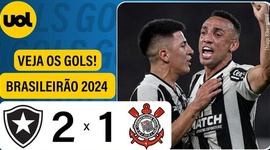 Brasileirão: Botafogo 2 - 1 Corinthians (2024)