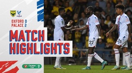 League Cup: Oxford United 0 - 2 Crystal Palace (2022-2023)