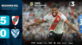Taça da Liga Profissional: River Plate 5 - 0 Vélez Sarsfield (2024)