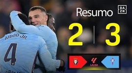 La Liga: Osasuna 2 - 3 Celta de Vigo (2025-2026)