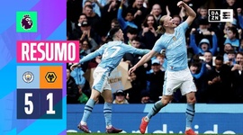 Premier League: Man City 5 - 1 Wolves (2023-2024)