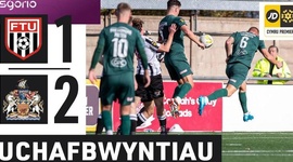Premier League: Flint Town United 1 - 2 Barry Town United (2024-2025)