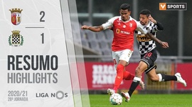 Liga NOS: Sp. Braga 2 - 1 Boavista (2020-2021)