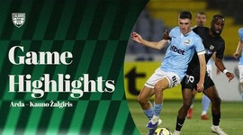 Liga Conferência Europa: Arda Kardzhali 2 - 0 Kauno Zalgiris (2025-2026)