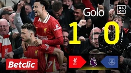 Premier League: Liverpool vs Everton, Golo 1-0 Diogo Jota (2024-2025)