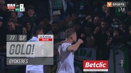Liga Portugal Betclic: Casa Pia vs Sporting, Golo 1-3 Gyokeres (g.p.) (2024-2025)