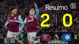 Premier League: West Ham 2 - 0 Leicester (2024-2025)