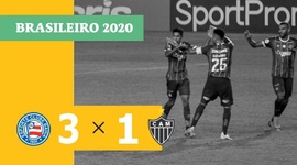 Brasileirão: Bahia 3 - 1 Atlético-MG (2020)
