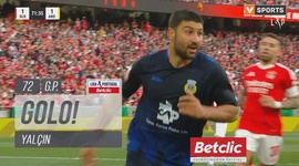 Liga Portugal Betclic: Benfica vs Arouca, Golo 1-1 Yalçın (g.p.) (2024-2025)