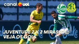 Brasileirão: Juventude 2 - 2 Mirassol (2025)