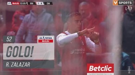 Liga Portugal Betclic: Sp. Braga vs Desp. Chaves, Golo 1-0 R. Zalazar (2023-2024)