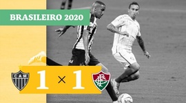 Brasileirão: Atlético-MG 1 - 1 Fluminense (2020)