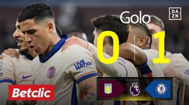 Premier League: Aston Villa vs Chelsea, Golo 0-1 Enzo Fernández (2024-2025)
