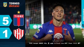 Liga Profesional: Tigre 5 - 1 Unión de Santa Fe (2024)