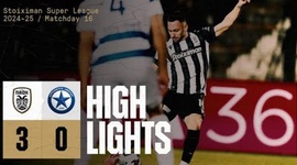 Super League: PAOK 3 - 0 Atromitos (2024-2025)
