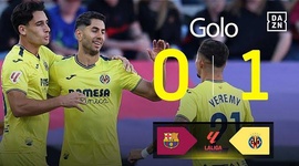 La Liga: Barcelona vs Villarreal, Golo 0-1 Ayoze (2024-2025)