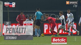 Liga Portugal Betclic: Famalicão vs Santa Clara, Penálti Sérginho, 30' (2024-2025)