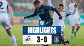 Championship: Swansea City 3 - 0 Stoke City (2023-2024)