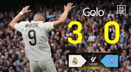 La Liga: Real Madrid vs Celta de Vigo, Golo 3-0 Mbappé (2024-2025)