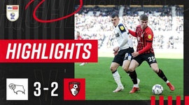 Championship: Derby County 3 - 2 AFC Bournemouth (2021-2022)