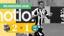 Brasileirão: Ceará 2 - 1 Coritiba (2020)