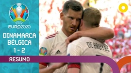 Europeu: Dinamarca 1 - 2 Bélgica (2020)