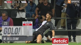 Liga Portugal Betclic: Farense vs Benfica, Golo 1-1 M. Belloumi (2023-2024)