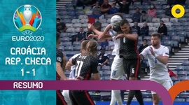 Europeu: Croácia 1 - 1 Rep. Checa (2020)